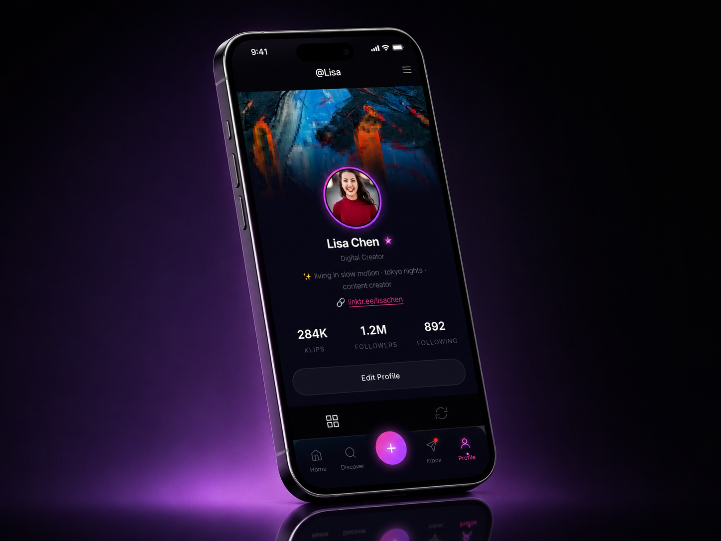 Poklip App Mockup